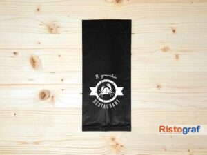 Buste portaposate kraft colorata nero