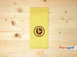 Buste portaposate kraft crema
