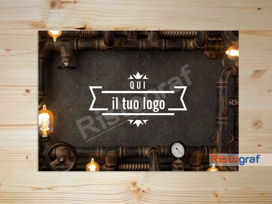 Steam 10 - tovagliette personalizzate con il tuo logo