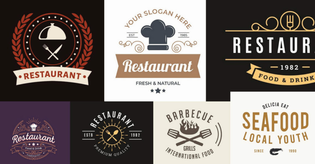 Logo ristorante esempi personalizzabili 01
