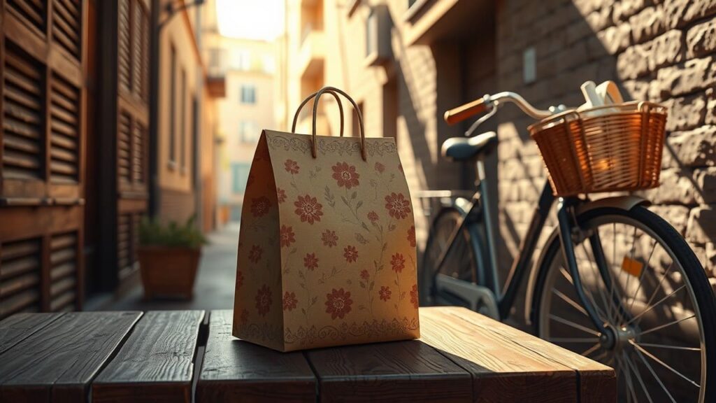 Doggy bag take away personalizzata per delivery ristoranti Doggy bag in carta personalizzata per servizio delivery italiano